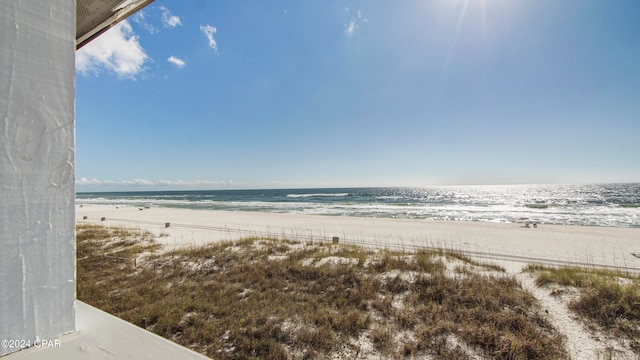 water view with a beach view