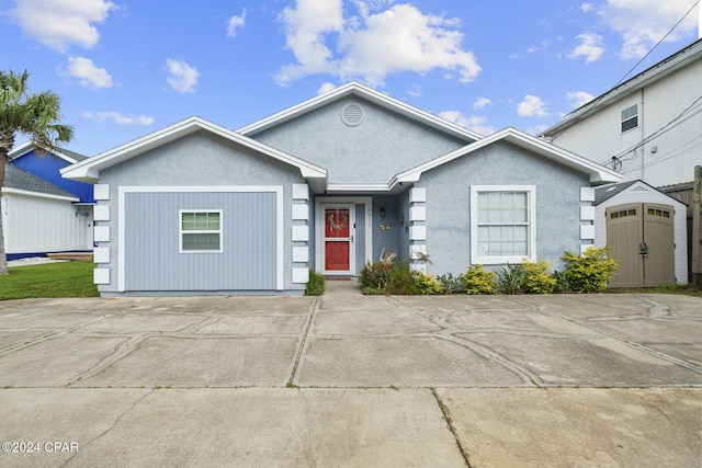 view of ranch-style home