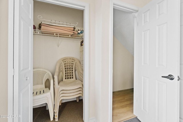 view of closet