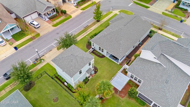 birds eye view of property featuring a residential view