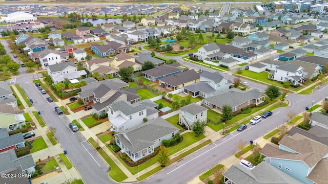 bird's eye view featuring a residential view