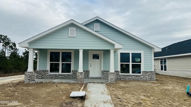 bungalow-style house with a porch