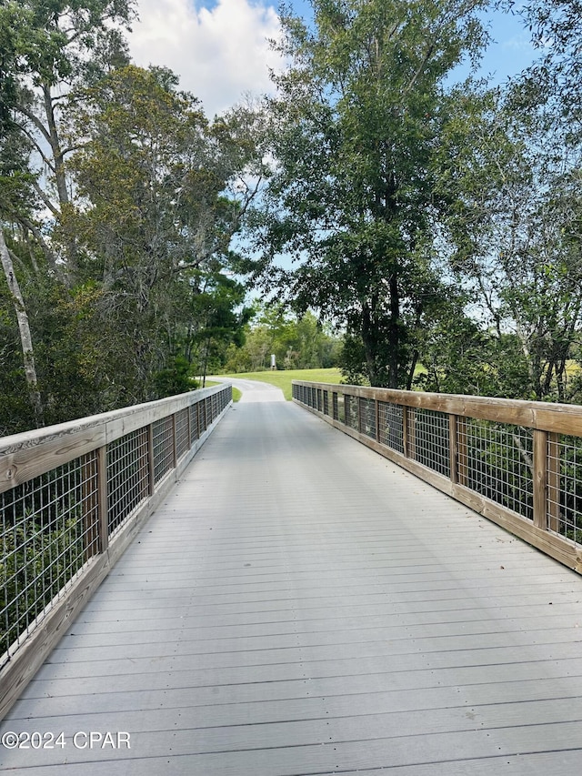 view of deck