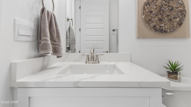 926 Crystal Bayou Blvd, Panama City Beach, FL 32407 - bathroom with toilet and vanity