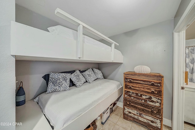 view of tiled bedroom