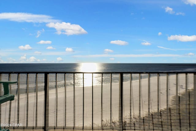 view of water feature