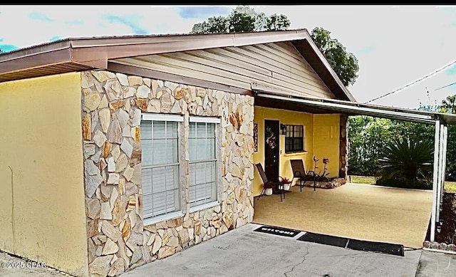 848 Helen Ave, Panama City, FL 32401 - exterior space with stone siding