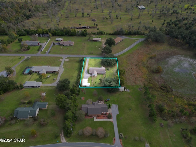 18496 NE Live Oak Ln, Blountstown, FL 32424 - aerial view with a rural view