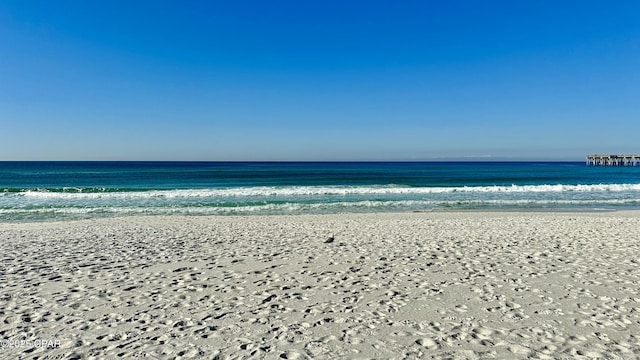 water view featuring a view of the beach