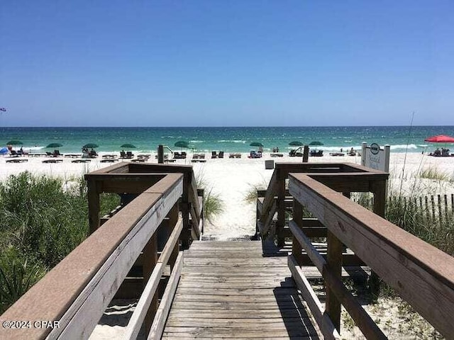 water view with a beach view