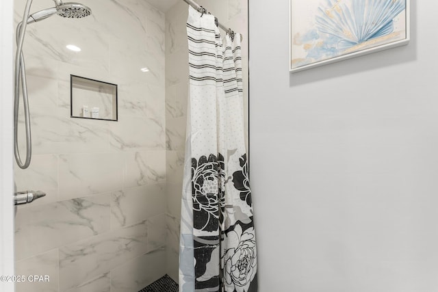 7026 Thomas Dr Unit A & B, Panama City Beach, FL 32408 - full bath featuring a tile shower