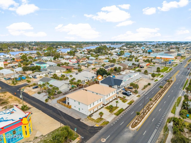 7026 Thomas Dr Unit A & B, Panama City Beach, FL 32408 - aerial view of residential area featuring a large body of water