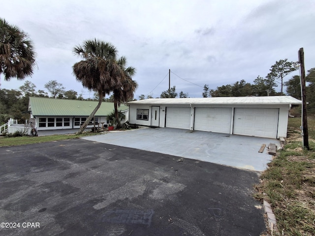 view of ranch-style home