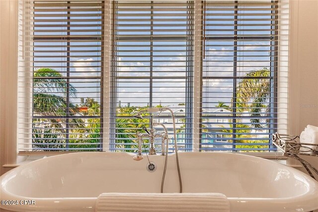 bathroom featuring a bathing tub