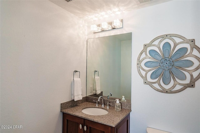 half bath with vanity