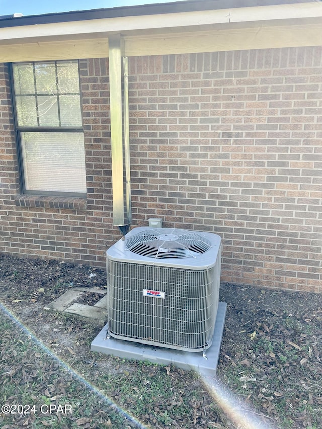 exterior details with cooling unit