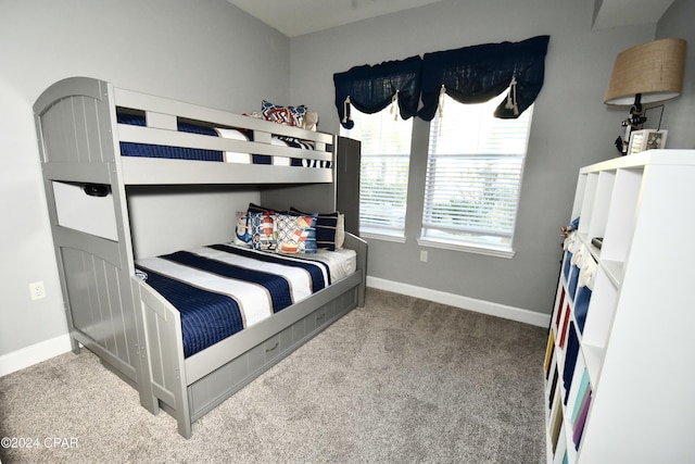 bedroom featuring carpet flooring