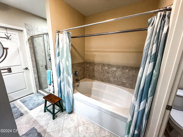 bathroom featuring tile patterned flooring