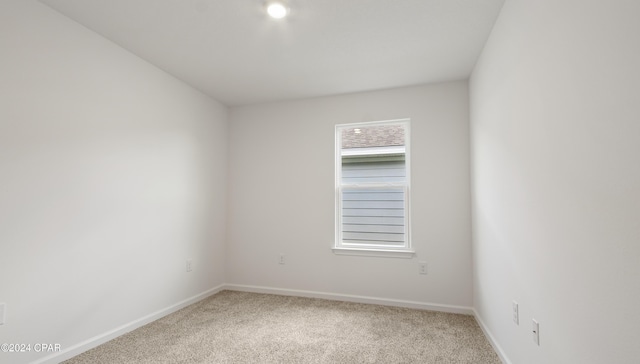 spare room with carpet floors