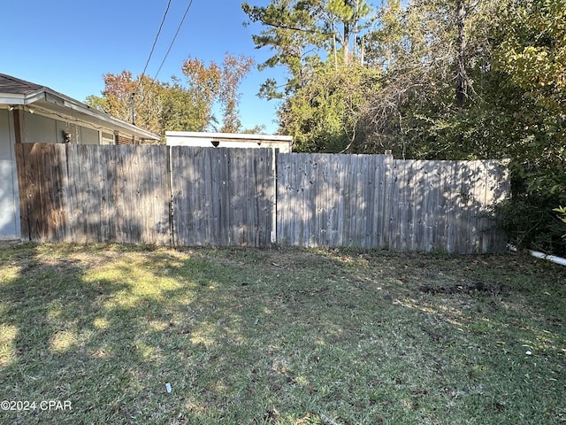 view of yard