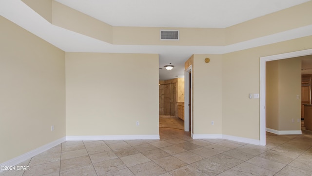 view of tiled empty room