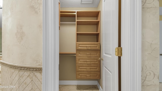 view of closet