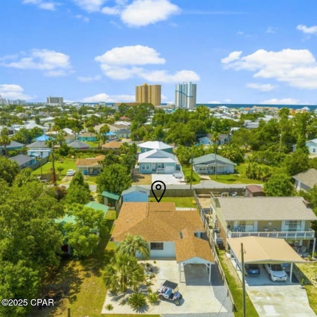 drone / aerial view