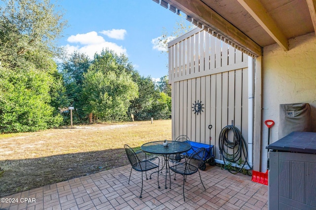 view of patio