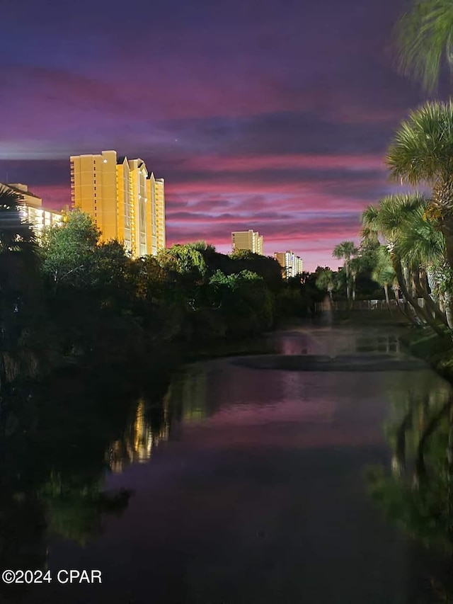 property view of water