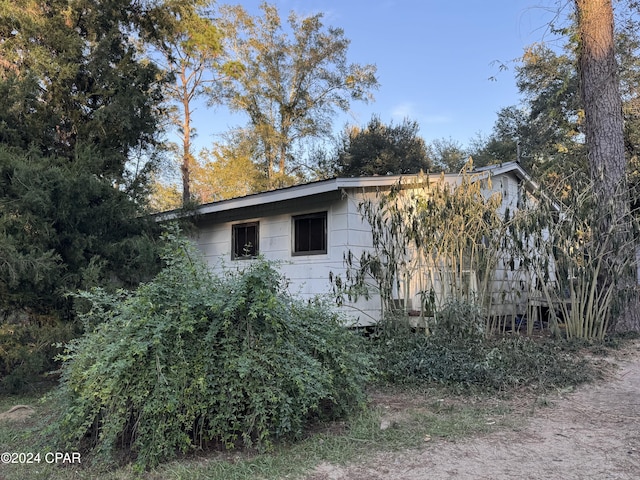 view of side of home