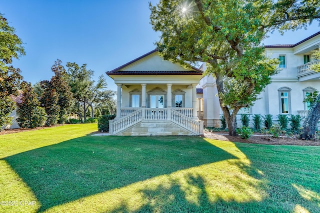 3730 Preserve Bay Blvd, Panama City, FL 32408 - view of front of property with a front lawn