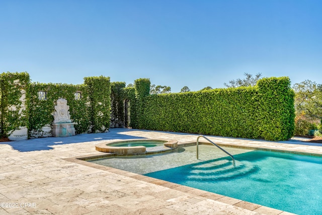 3730 Preserve Bay Blvd, Panama City, FL 32408 - view of pool with an in ground hot tub and a patio