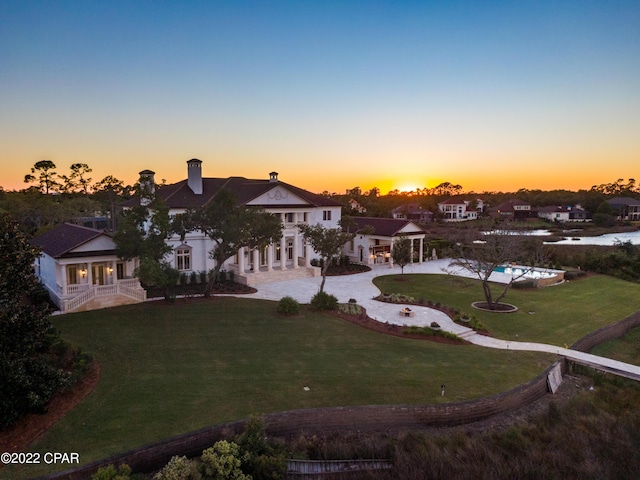 3730 Preserve Bay Blvd, Panama City, FL 32408 - view of aerial view at dusk