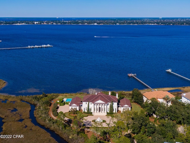 3730 Preserve Bay Blvd, Panama City, FL 32408 - aerial view featuring a water view