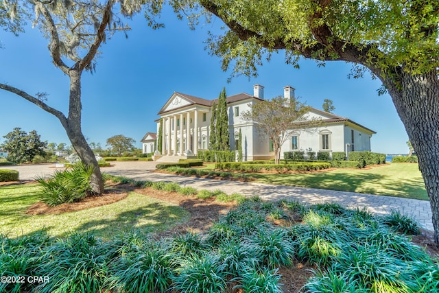 3730 Preserve Bay Blvd, Panama City, FL 32408 - view of front of house featuring a front lawn