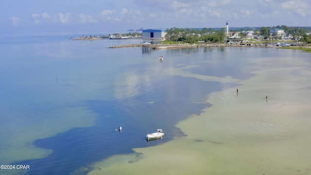 view of water feature