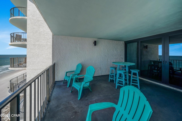 6201 Thomas Dr Unit 1405, Panama City, FL 32408 - balcony with a water view