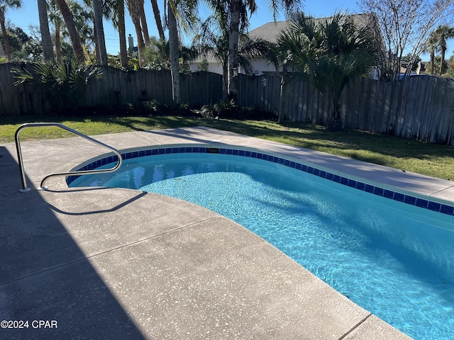 view of pool