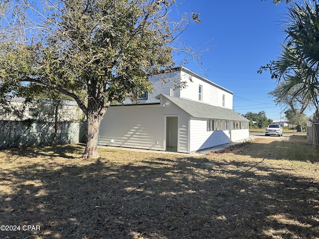 view of back of property