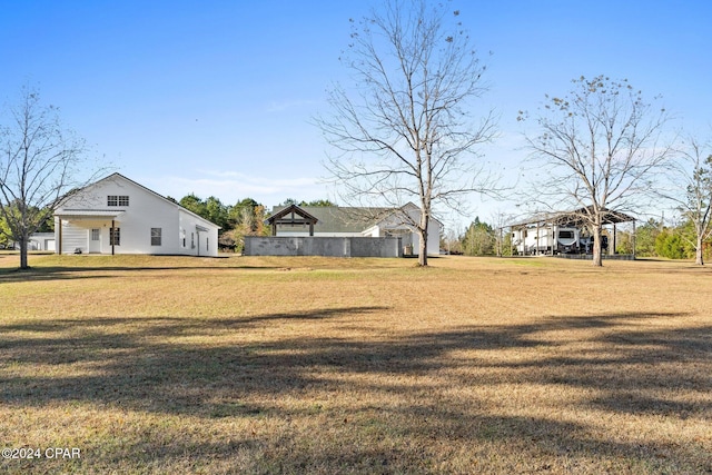 view of yard