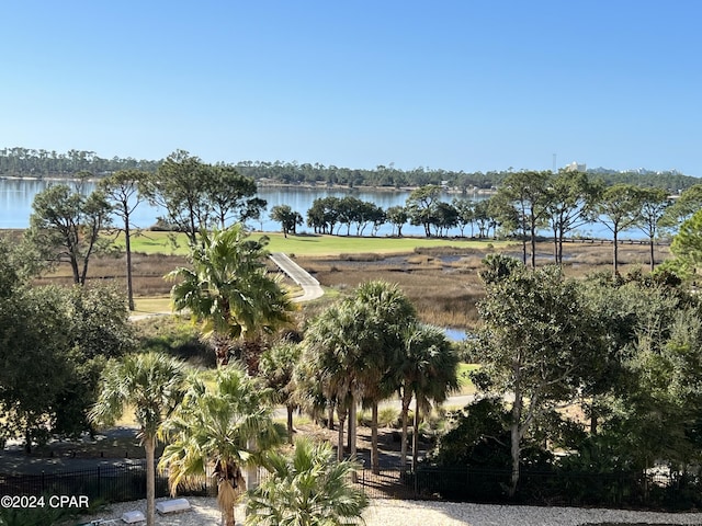 view of water feature