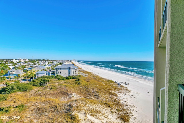 water view with a beach view