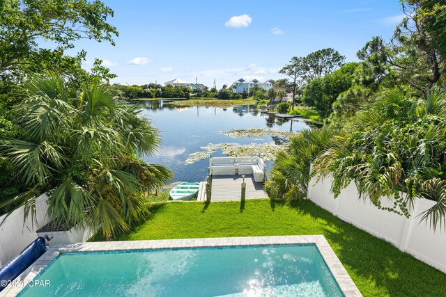 view of swimming pool featuring a patio area and french doors