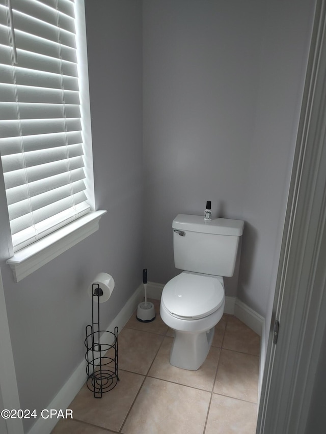 3707 Bay Tree Rd, Lynn Haven, FL 32444 - bathroom with toilet and tile patterned flooring