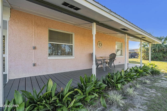 2406 Sewanee St, Lynn Haven, FL 32444 - view of wooden deck