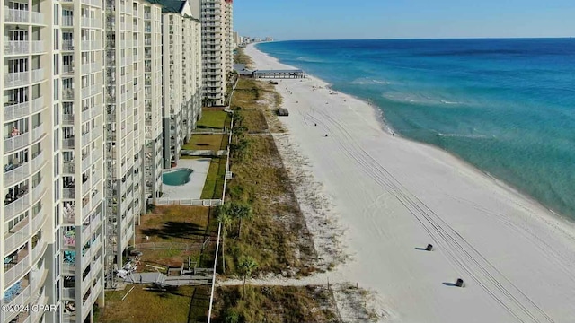 water view featuring a view of the beach