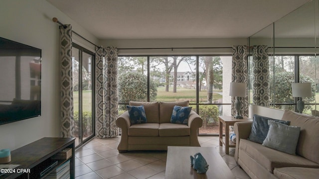 sunroom with a healthy amount of sunlight