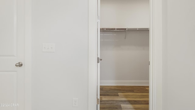 view of closet