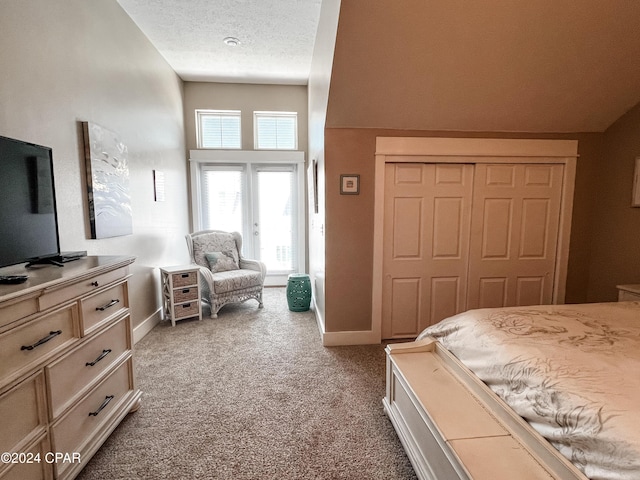101 S 39th St Unit C, Mexico Beach, FL 32456 - bedroom with carpet floors, baseboards, and a closet
