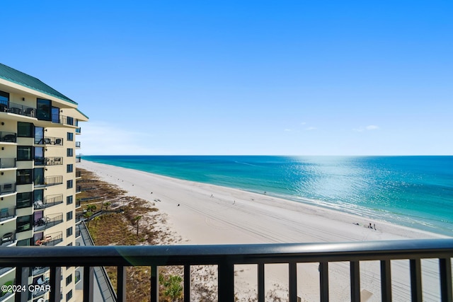 water view with a beach view